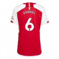 Arsenal Gabriel Magalhaes #6 Domaci Dres za Ženska 2023-24 Kratak Rukav